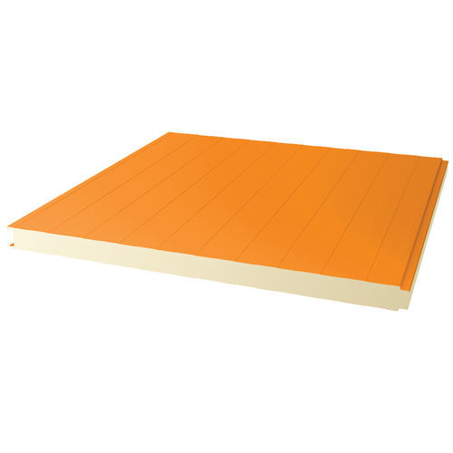 Sandwichpaneel für Fassaden - EP-SW - EGEPANEL ENDUSTRI A.S. - einseitig metallbeschichtet / Glaswollekern