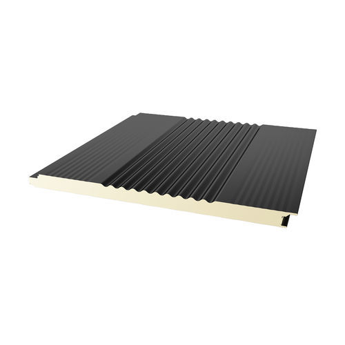 Sandwichpaneel für Fassaden - EP-SWH - EGEPANEL ENDUSTRI A.S. - einseitig metallbeschichtet / Glaswollekern