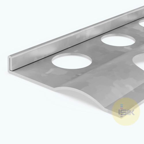 Abschlussprofil / galvanisiertem Stahl - G1200  - ISIK PERDE RAYLARI SAN. TIC A.S. - für Außeneckprofil / L / Ortgang