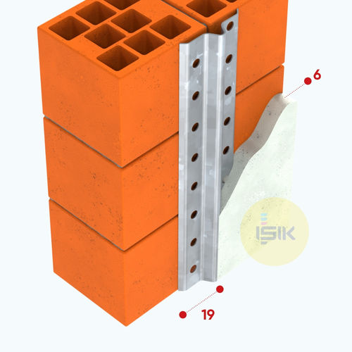 Profil / galvanisiertem Stahl - G1401 - ISIK PERDE RAYLARI SAN. TIC A.S. - symmetrischer Querschnitt / für Wand / für Innenausbau