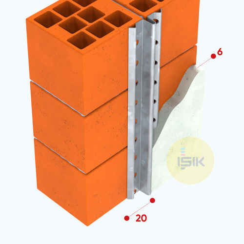 Profil / galvanisiertem Stahl - G1400  - ISIK PERDE RAYLARI SAN. TIC A.S. - symmetrischer Querschnitt / für Wand / für Innenausbau