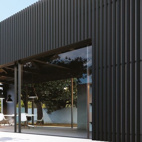 Lamellen-Wandverkleidung - BATTENS 50 - ForMe - für Außenbereich / Innenbereich / Aluminium