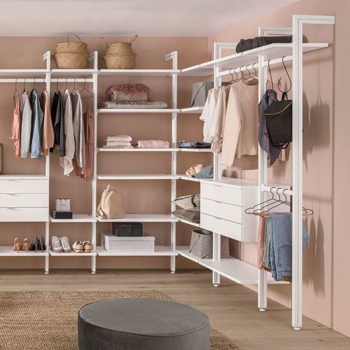 Begehbarer Kleiderschrank / Modul - LEEFT - SEED - nicht angegeben / Aluminium / matt