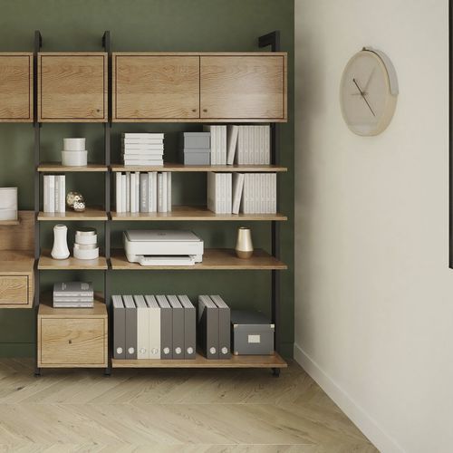 Wandmontiertes Regal - KITLEEFT20 - SEED - modern / Metall / Holz