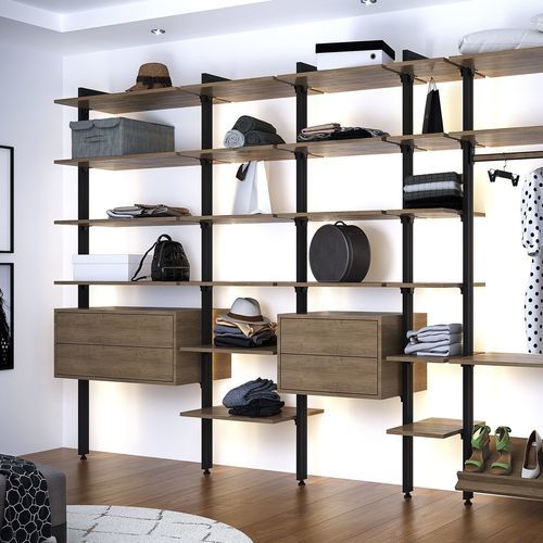 Wandregal - KITLEEFT21 - SEED - modern / Metall / Holz