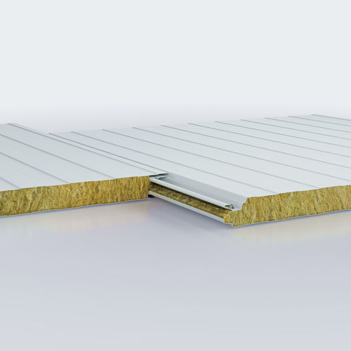 Schrägdachplatte - EuroWool SFW - KAMARIDIS GLOBALWIRE GROUP - galvanisiertem Stahl / Stahlblech / Metalloptik