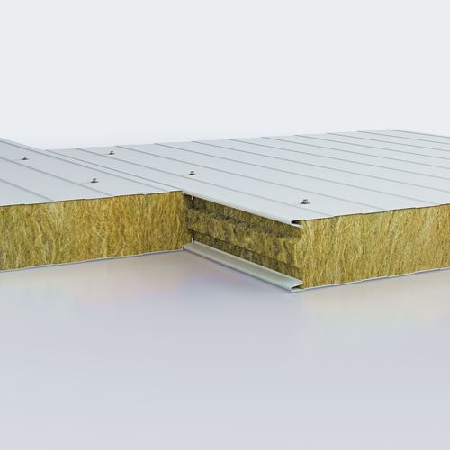 Schrägdachplatte - Eurowool WW - KAMARIDIS GLOBALWIRE GROUP - galvanisiertem Stahl / Stahlblech / Metalloptik