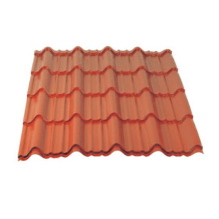 Schrägdachplatte - ROOFTILE - KAMARIDIS GLOBALWIRE GROUP - Stahl / Ziegeloptik / Well