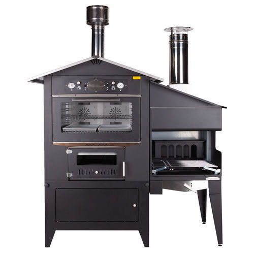 Holzkohle-Gartengrill - FALO' - Rossofuoco Srl - Holz / bodenstehend / Metall