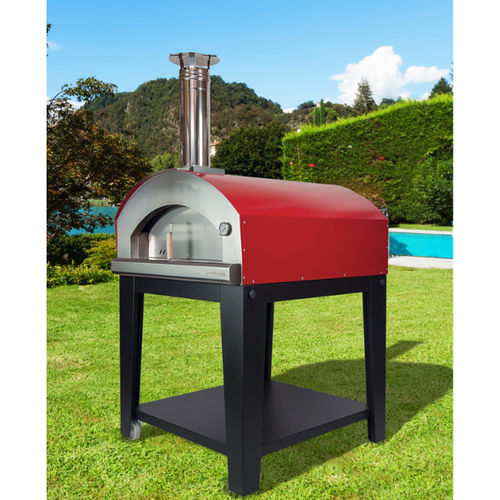 Pizzaofen für Privatgebrauch - PIU' TRECENTO - Rossofuoco Srl - Gas / Holz / freistehend