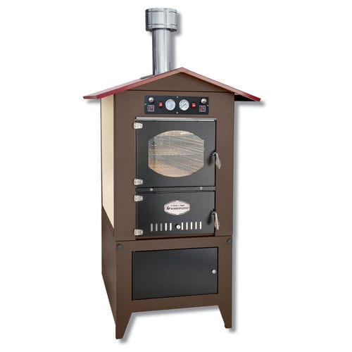 Pizzaofen für Privatgebrauch - GARDEN COLOR  - Rossofuoco Srl - Holz / Konvektion / freistehend