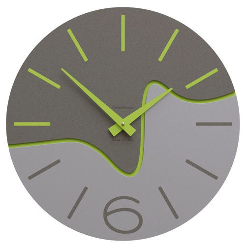 Moderne Uhr - Oliver - Calleadesign snc di L. Callea e C - wandmontiert / Analog / Holz