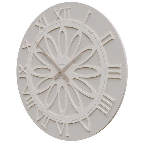 Moderne Uhr - Athena - Calleadesign snc di L. Callea e C - wandmontiert / Analog / Holz