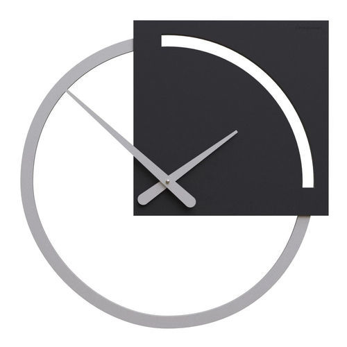 Moderne Uhr - Karl - Calleadesign snc di L. Callea e C - wandmontiert / Analog / Holz