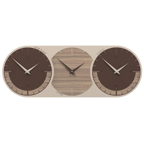 Moderne Uhr - World clock 3 - Calleadesign snc di L. Callea e C - wandmontiert / Analog / für Büro