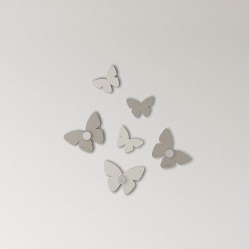 Moderner Garderobenhaken - Million Butterflies - Calleadesign snc di L. Callea e C - Metall / Holz / MDF