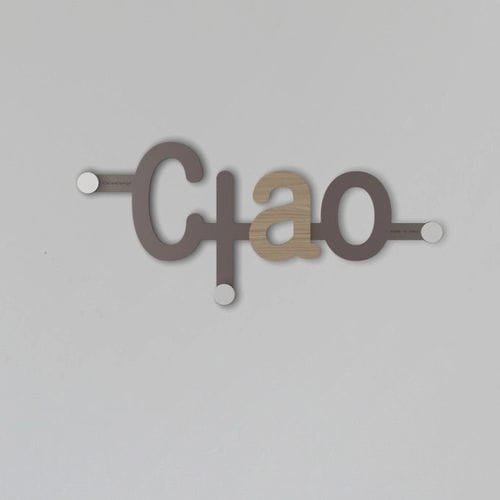 Wandmontierter Garderobenständer - Ciao - Calleadesign snc di L. Callea e C - modern / MDF / schwarz