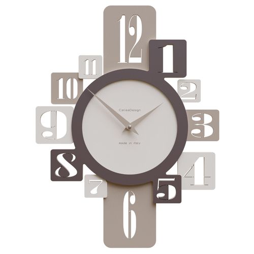 Uhr / originelles Design - Onyx - Calleadesign snc di L. Callea e C - wandmontiert / Analog / Aluminium