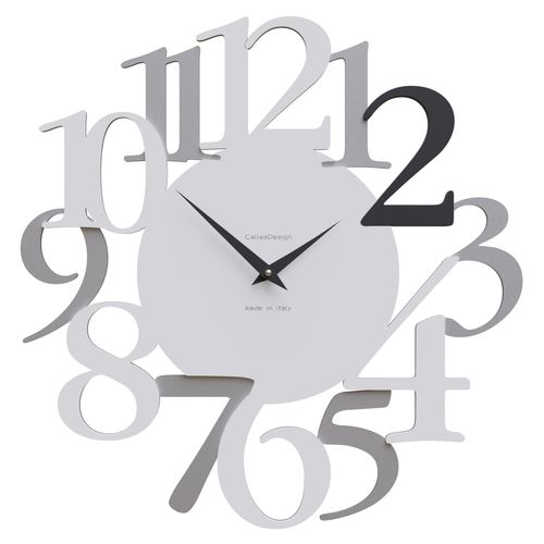 Moderne Uhr - Russell - Calleadesign snc di L. Callea e C - wandmontiert / Analog / Aluminium