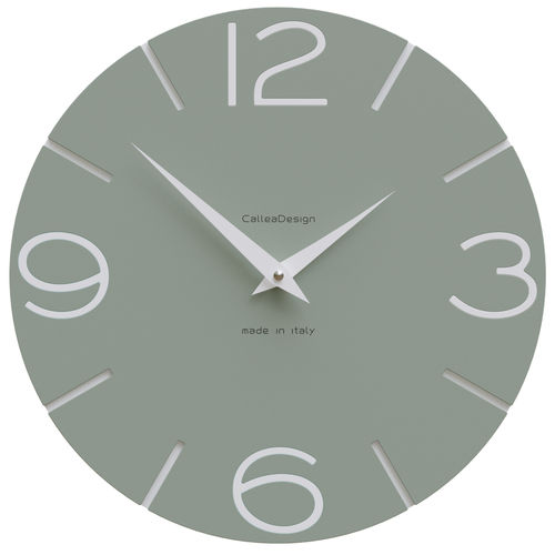 Moderne Uhr - Smile - Calleadesign snc di L. Callea e C - wandmontiert / Analog / Aluminium