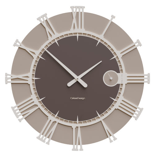 Moderne Uhr - Etia - Calleadesign snc di L. Callea e C - wandmontiert / Analog / Aluminium