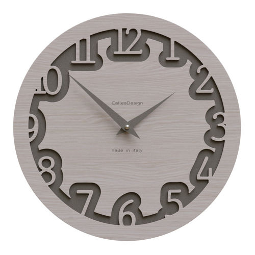 Moderne Uhr - Labyrinth - Calleadesign snc di L. Callea e C - wandmontiert / Analog / Aluminium