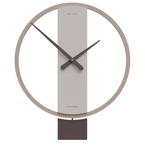 Moderne Uhr - Kurt - Calleadesign snc di L. Callea e C - wandmontiert / Analog / Aluminium