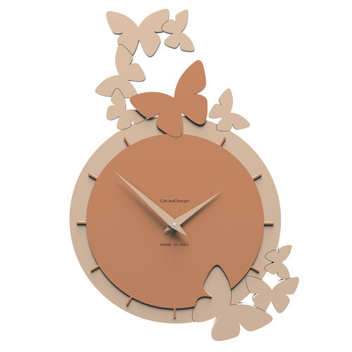 Moderne Uhr - 50-10-2 series - Calleadesign snc di L. Callea e C - wandmontiert / Analog / Holz