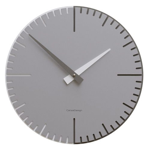 Moderne Uhr - Exacto - Calleadesign snc di L. Callea e C - wandmontiert / Analog / Holz