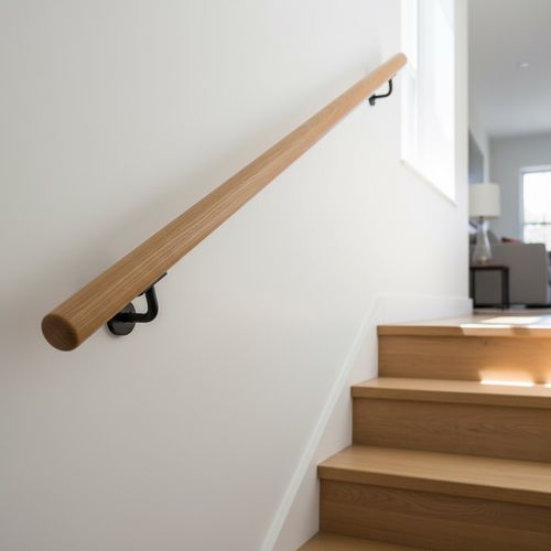 Eiche-Handlauf - 42.5 - Woodspars - Massivholz / für Rolltreppen / für Geländer