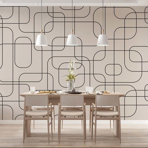 Moderne Tapete - Kam et Leon - Karton / Vinyl / PVC
