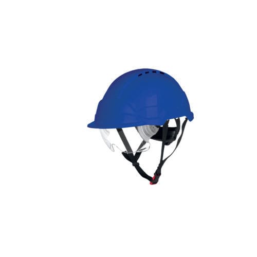 Baustellenhelm - PHOENIX WIND - Coverguard - leicht / Polyethylen / mit Visier