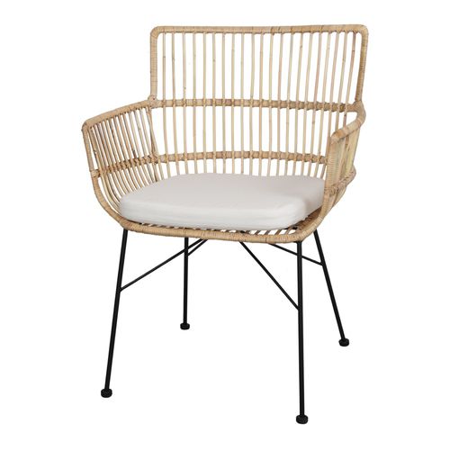Stuhl / skandinavisches Design - NASSAU - MisterWils - für den Innenraum / Rattan / Naturfaser