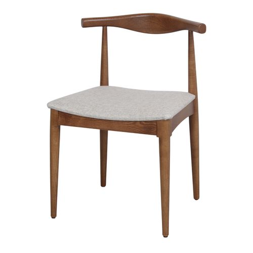 Stuhl / skandinavisches Design - RANGER - MisterWils - für den Innenraum / Stoff / Gestell aus Esche