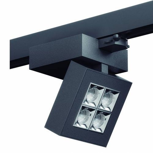 LED-Schienenleuchte - LENS-2 - CELUX ILUMINACIÓN - quadratisch / Metall / für Gewerbegebrauch