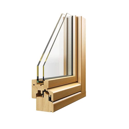 Glasfenster - DUAL SLIM - Caiframe - Holz / Schiebe / Dreh-Kipp