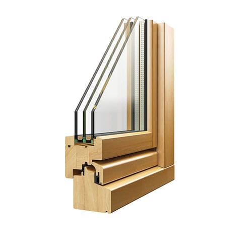 Glasfenster - TERMIK 80 SLIM - Caiframe - Holz / Schiebe / Dreh-Kipp