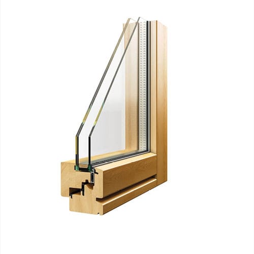 Glasfenster - VISUAL - Caiframe - Holz / Dreh-Kipp / Hebe-Schiebe