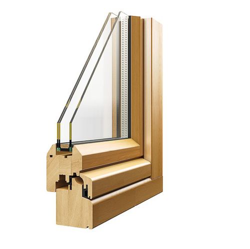 Glasfenster - DIAMOND - Caiframe - Holz / Schiebe / Dreh-Kipp