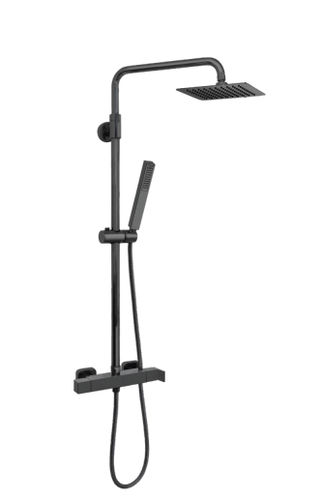 Wandmontiertes Duschsystem - SQ 13111/25 NO - KELLER TAPS - modern / mit Handbrause / Wasserfall