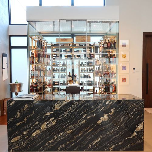 Getränkekühlschrank für Gewerbegebrauch - Dragon Cellars S.L - für Privatgebrauch / vertikal / mit integrierter Beleuchtung