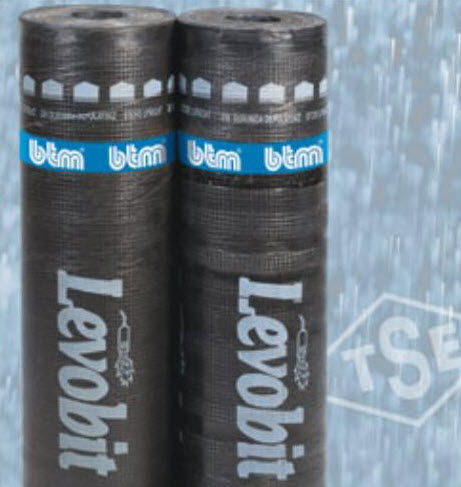 Abdichtungsbahn für Dach - LEVOBIT - BTM - Rollen / Bitumen / Polymer