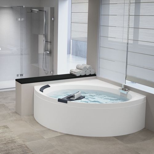Badewanne für Eckeinbau - DIVINA C - NOVELLINI - für Wohnungen / Acryl / modern