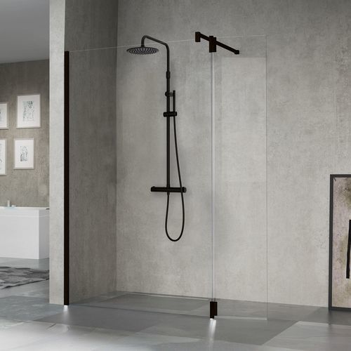 Wandmontiertes Duschsystem - EASY 2 - NOVELLINI - modern / mit Handbrause