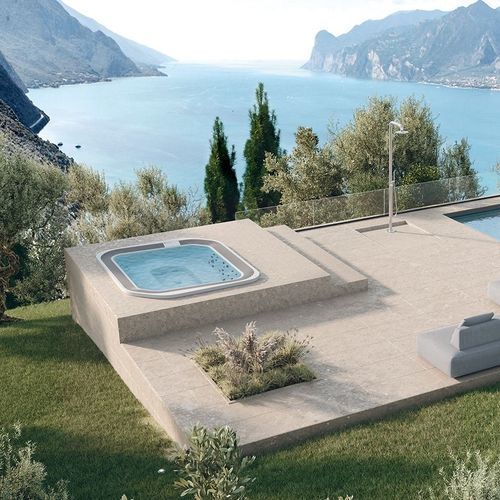 Rechteckiger Hot-Tub-Schwimmbecken - MOON - NOVELLINI - Sechssitzer / 7 Plätze / für Außenbereich