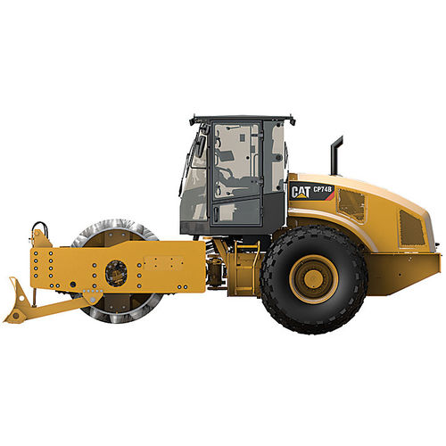 Einzylinder-Walze - CP74B - CATERPILLAR - Vibration / für Boden