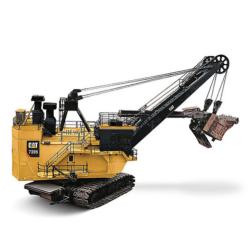 Bagger auf Raupen - 7395 - CATERPILLAR - Kabel / für Baustelle / elektrisch