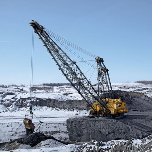 Festinstallierter Schürfkübelbagger - 8750 - CATERPILLAR