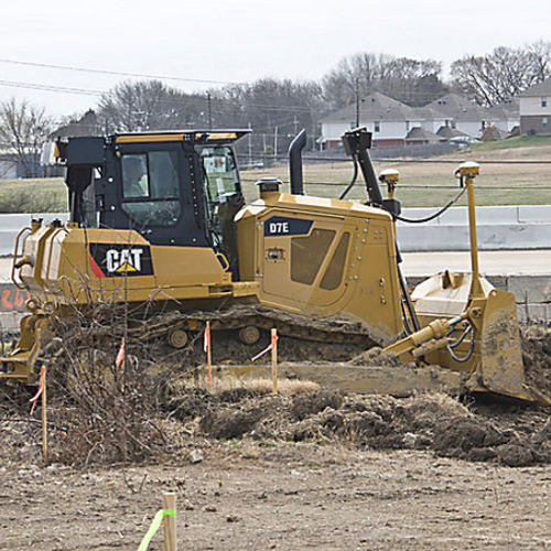 Bulldozer auf Raupen - D7E - CATERPILLAR