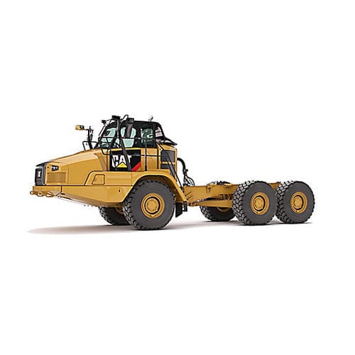 Muldenkipper mit Gelenk - 730C2 BARE CHASSIS - CATERPILLAR - mit Gummireifen / für Baustelle / Tier 4